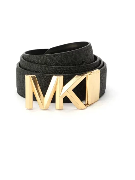 MICHAEL Michael Kors pasek skórzany dwustronny czarny