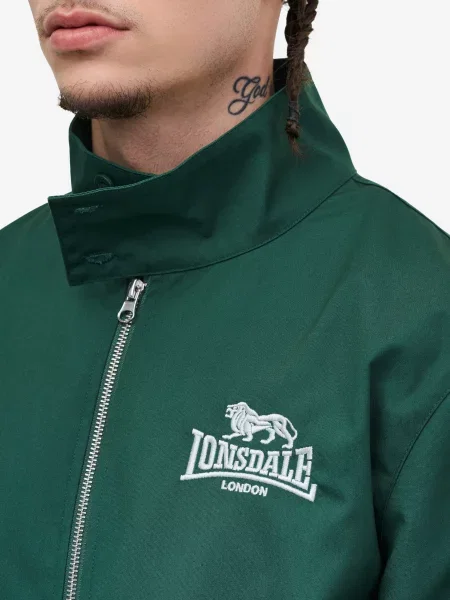 Классический бомбер Lonsdale зеленый