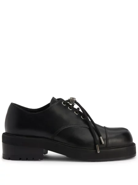Pantofi loafer Giuseppe Zanotti din piele negru