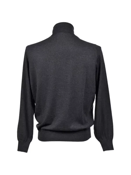 Pulover Brunello Cucinelli tricotate gri