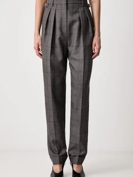MUGLER pantaloni carrot din lână pentru femei