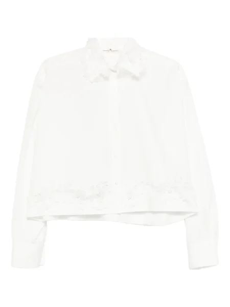 Cămașă Ermanno Scervino din dantelă alb