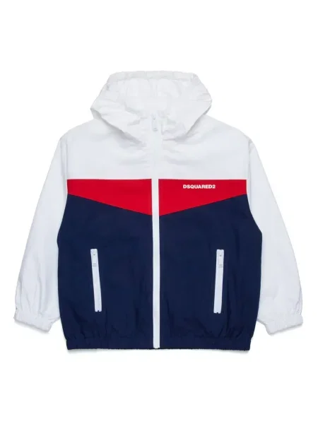 Kurtka bomber dziecięcy Dsquared2 niebieski