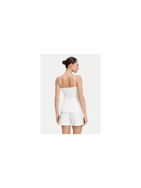 Guess Felső Regular Fit fehér