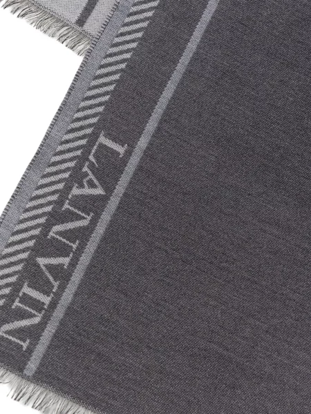 Fular Lanvin cu dungi gri