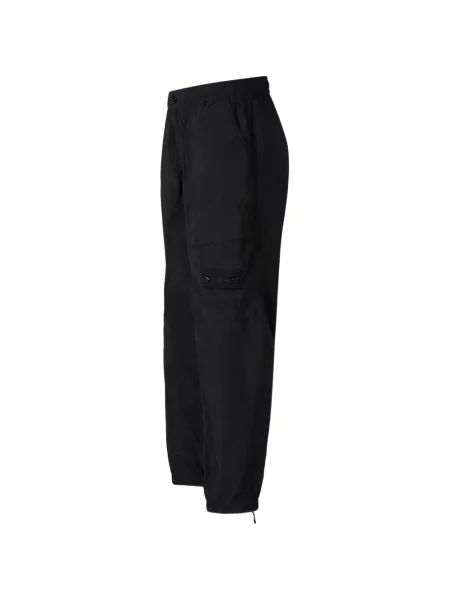 Pantaloni Stone Island cu strasuri negru