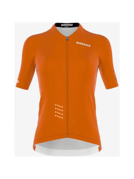 Koszulka rowerowa Bioracer Icon krótki rękaw S pomarańczowa
