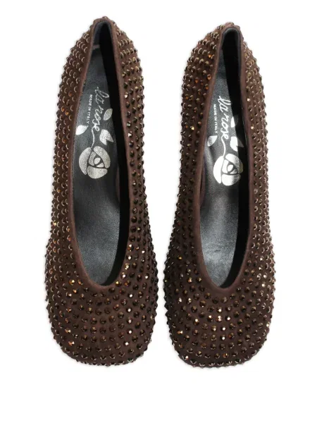 Pantofi cu toc La Rose roz