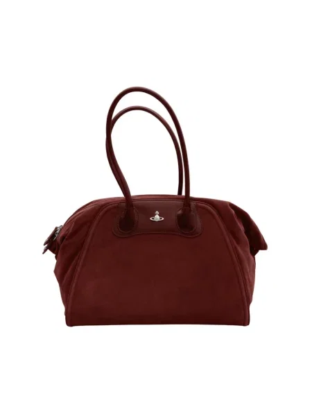 Torebka skórzana Vivienne Westwood skórzana czerwona