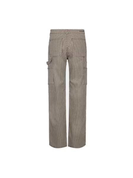 Spodnie Sofie Schnoor w paski brązowe