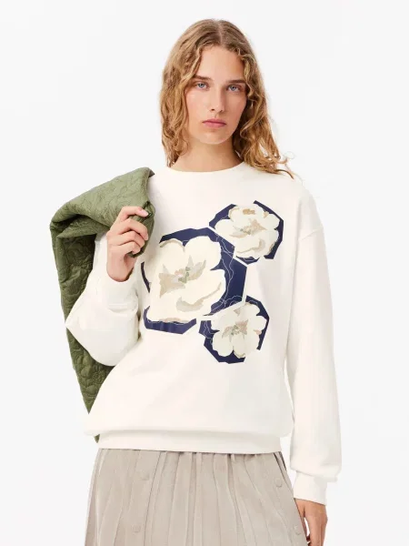 Світшот Lacoste білий