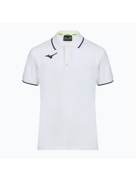 Gyermek póló Mizuno Polo white/navy. Méret: fehér