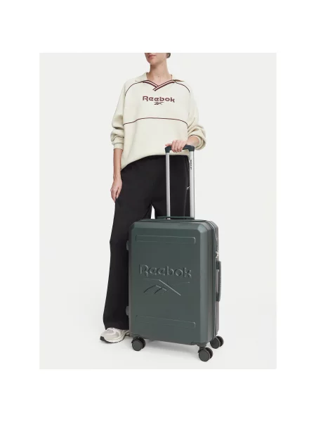 Střední kufr Reebok zelený
