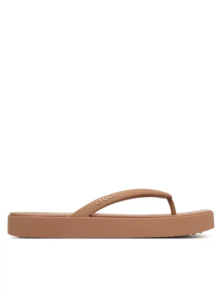 Papuci Crocs maro