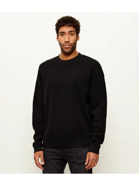 HUGO Pulover Dafflyn negru