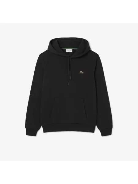 Lacoste Bluza Polarowa Z Kapturem czarny