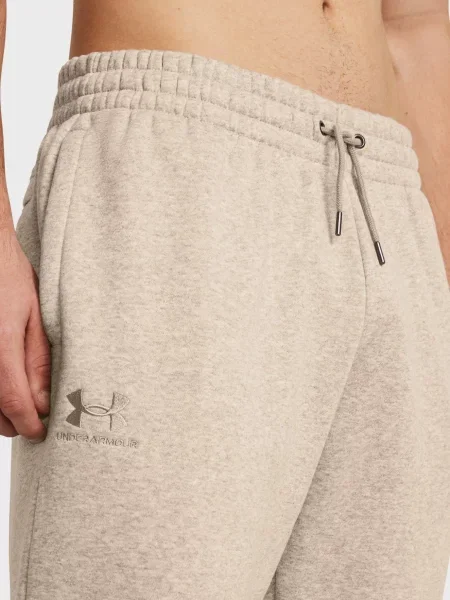 Флисовые джоггеры Under Armour бежевые