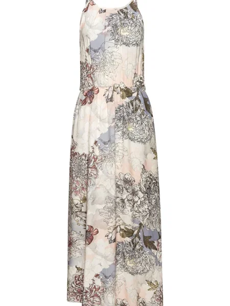 BUFFALO Rochie de vară albastru deschis / verde închis / roz / murdar alb