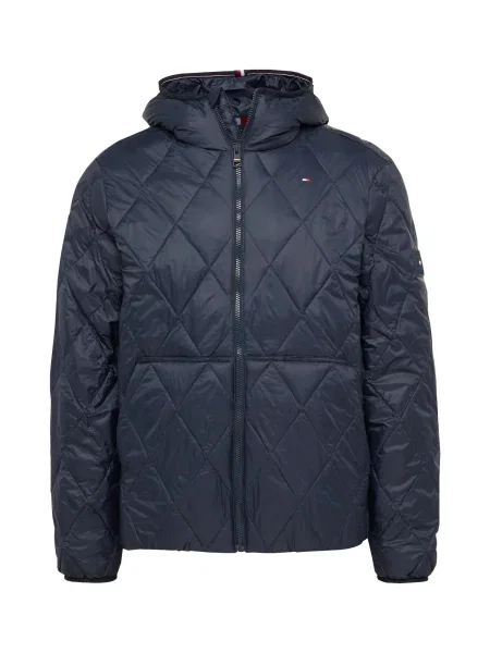 Tommy Hilfiger Geacă CL HOODED QUILTED albastru