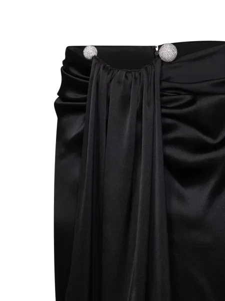 Fusta maxi Giuseppe Di Morabito drapată negru