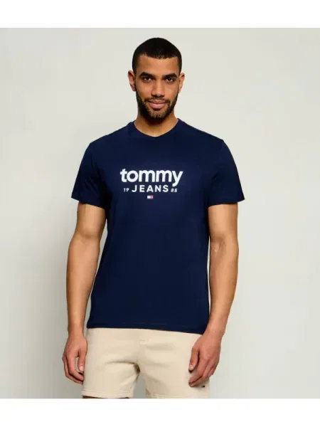 Tricou Tommy Jeans albastru