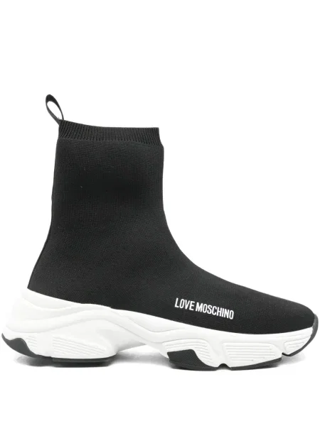 Sneakerși Love Moschino negru