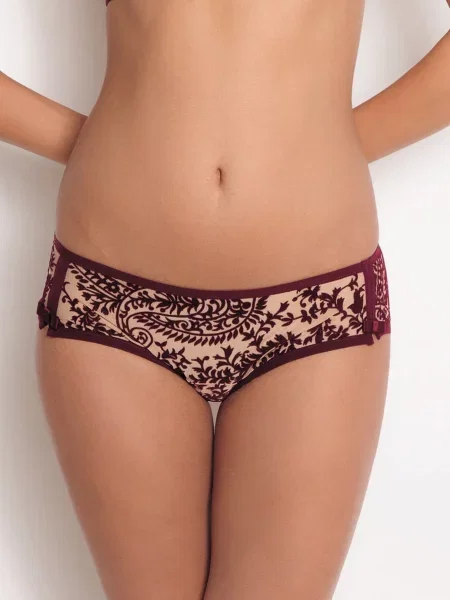 Труси HUIT 8 New Idylle поліамід/еластан бордовий