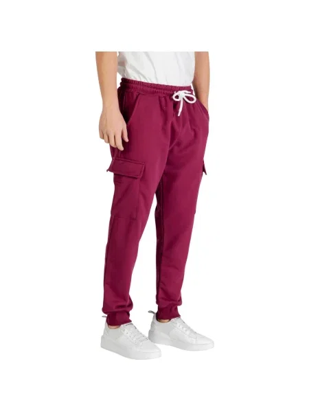 Pantaloni Icon alb