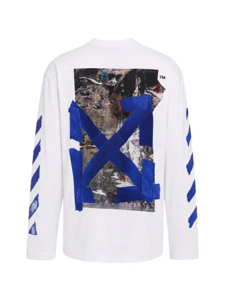 Pulover Off-white alb