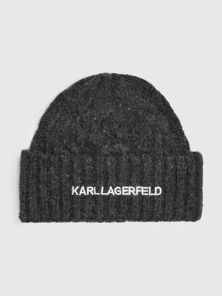 Kapa Karl Lagerfeld siva