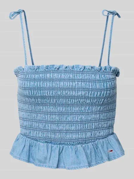 Top Tommy Jeans niebieski