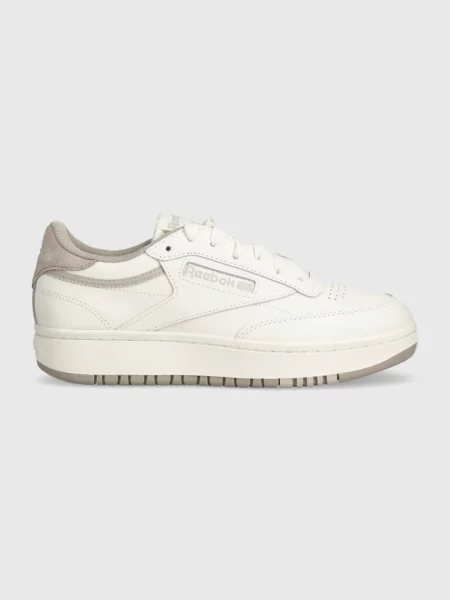 Кожени маратонки Reebok Classic CLUB C бежово