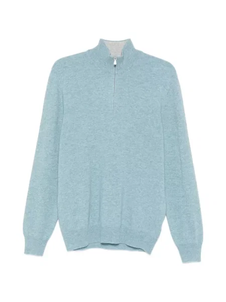 Długi sweter Gran Sasso niebieski