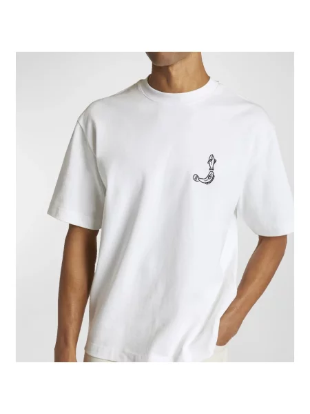 Koszulka Jacquemus z logo biała