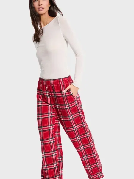 Картата піжама Etam червона