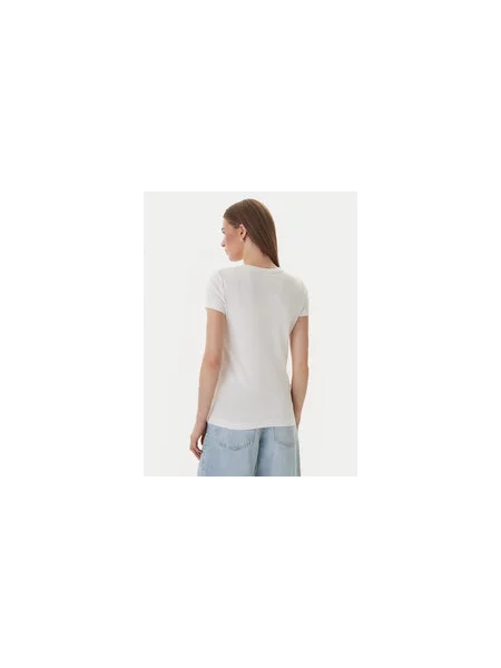 Guess Majica Slim Fit bela