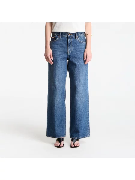 Blugi Calvin Klein Jeans Low Rise Baggy Jeans Blue Rodeo 28 albastru