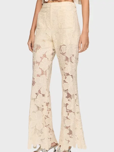 Штани Sandro білі