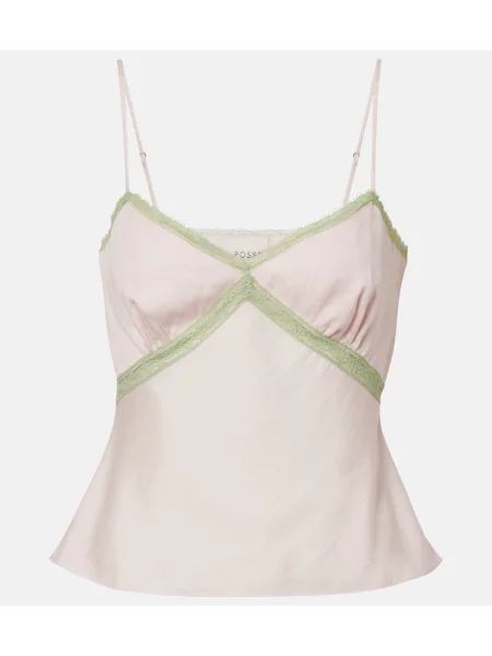 Podkoszulka Posse koronkowa różowa
