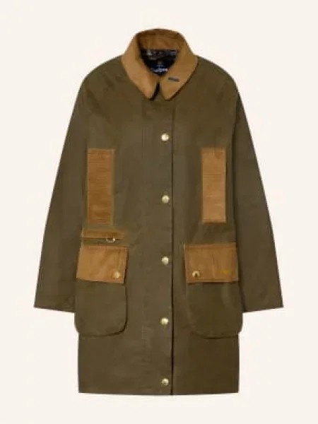 Barbour Parka Icon khaki / zlatá / koňaková