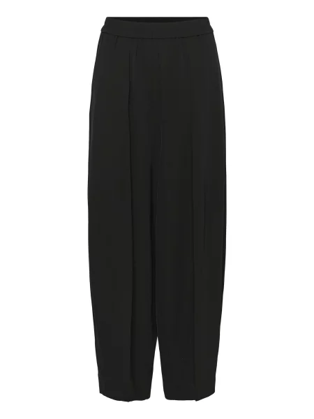 InWear Kalhoty se sklady v pase QAILEY' černá
