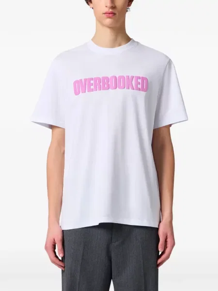 Tricou Msgm cu imagine alb