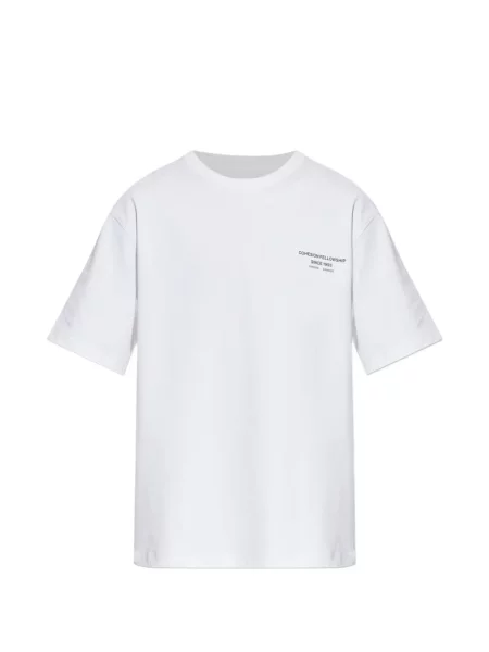 Grafic tricou Samsøe Samsøe cu imagine alb