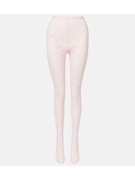 Dresuri Self-portrait cu model floral din dantelă roz