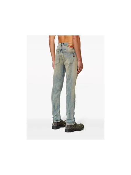 Jeansy Diesel z 5 kieszeniami niebieskie