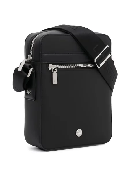 Geanta crossbody Lacoste negru
