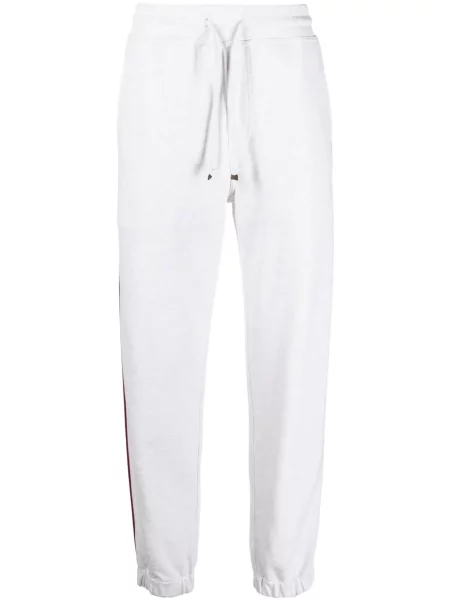 Pantaloni Brunello Cucinelli cu dungi alergare