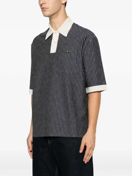 Ριγέ polo Valentino Garavani μπλε