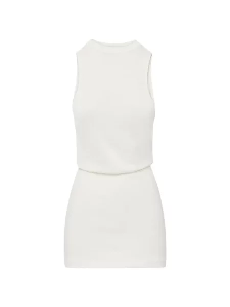 Rochie mini Brandon Maxwell alb