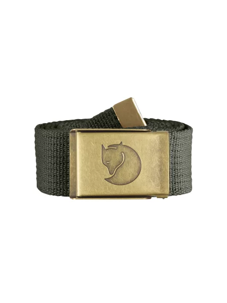 Do spodni Fjallraven Canvas Brass Belt 4 cm mountain grey szary